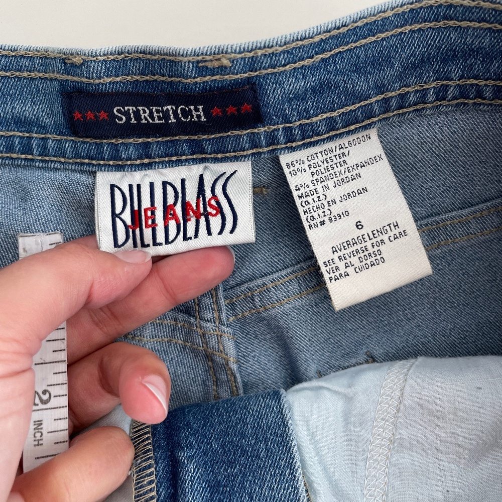 NWT Vintage Billblass high waist STRETCH mom jeans 27 waist - Picture 6 of 8